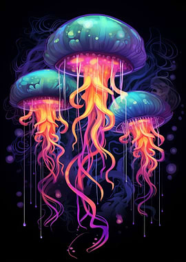 Jellyfish Bioluminescent