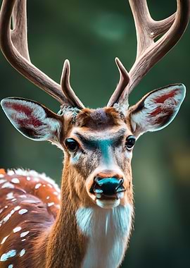 Deer in forest