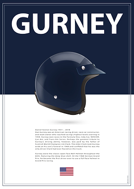 Dan Gurney Racing Helmet