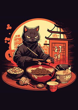 Japanese Cat Chef