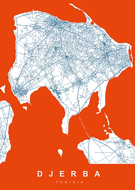 MAP DJERBA TUNISIA