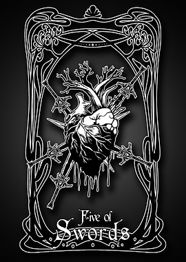 Tarot Five of Swords