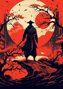 Japanese Samurai Art
