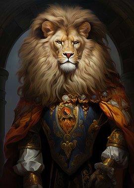 Lion King Painting Style