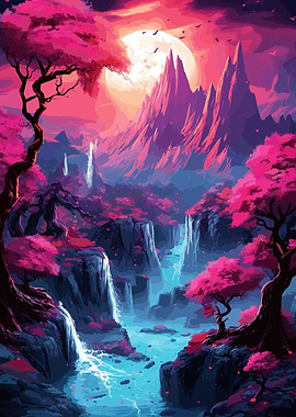 Cherry Blossom Japan Art