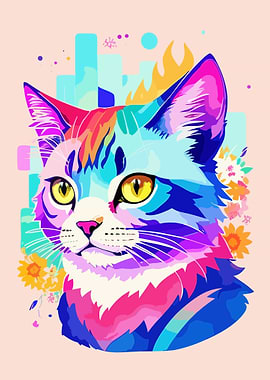 Animal Cute Pastel Cats