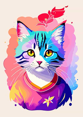 Animal Cute Pastel Cats