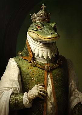 Crocodile king clothes