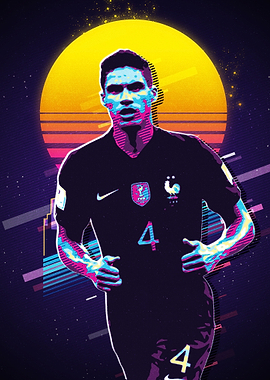Raphael Varane Pop Art