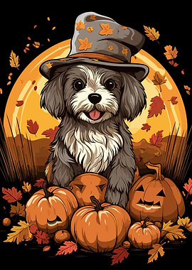 Cute Dog Halloween