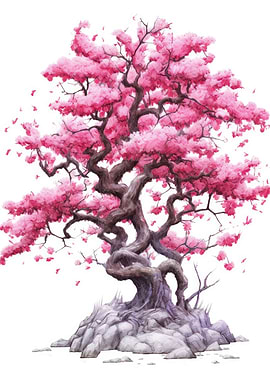 Cherry Blossom Tree Vin