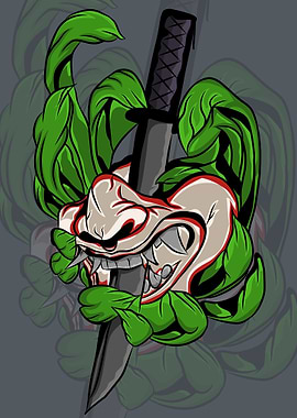 Samurai Poster Design