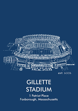 GILLETTE STADIUM PORTRAIT