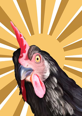 Funny Chicken Sunshine
