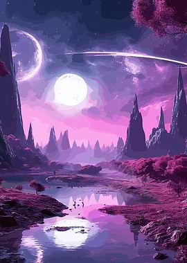 Planet Paradise Landscape
