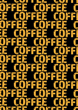 Seamless Coffee Poster