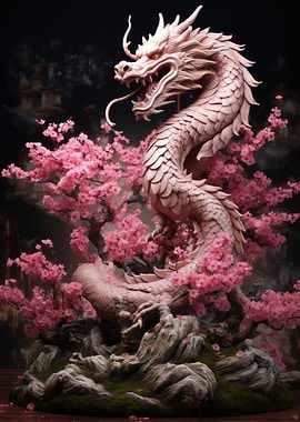 Cherry Blossom Dragon