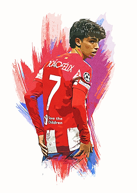 Joao Felix Football Poster