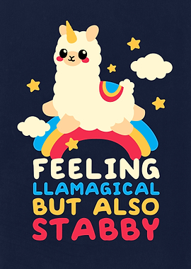 Llamagical but also stabby