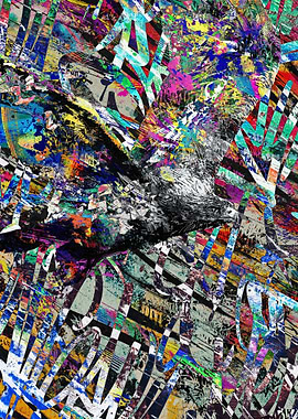 Flying Graffiti Eagle