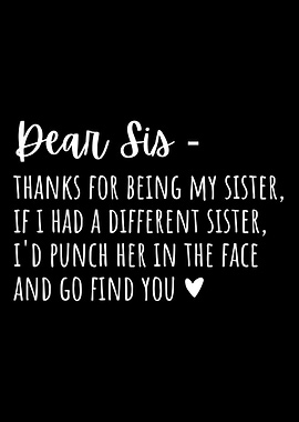 Appreciation Gift For Sist