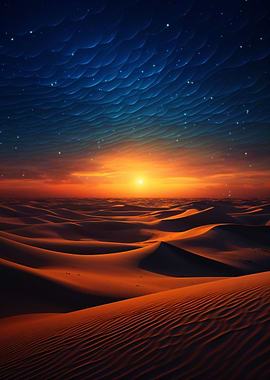 The Desert Sunset