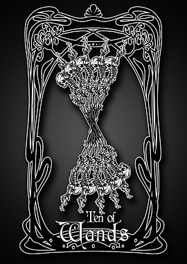 Tarot Ten of Wands