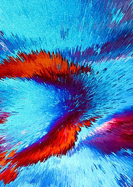 Abstract Acrylic Painting