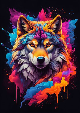 Wolf Colorful