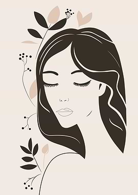 Minimalist Girl Satisfying