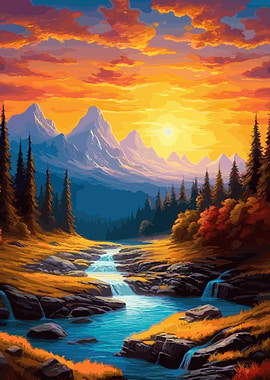 beach sunset landscape