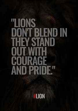 Quote about Lion