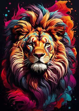 Lion Colorful