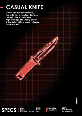 Casual Knife Neon Weapon