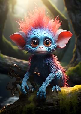 Cute Forest Monkey Alien