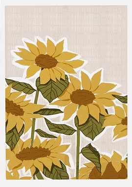 Flowers Botanic art print