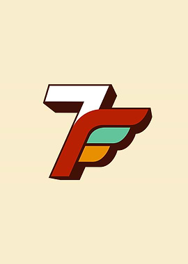 seven wing vintage design