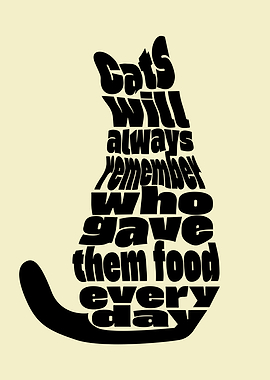 Typography Cat