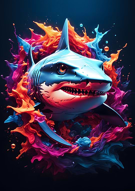 Colorful Shark