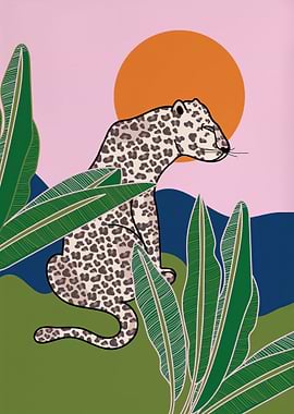 Tiger Homer Decor Art