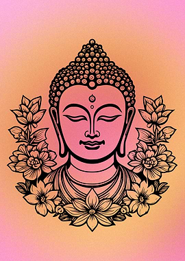 Floral Buddha