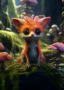 Cute Forest Fox Alien