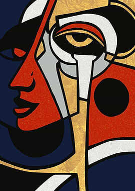 Picasso Inspired Abstrac