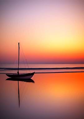 Ethereal Sunset Serenity