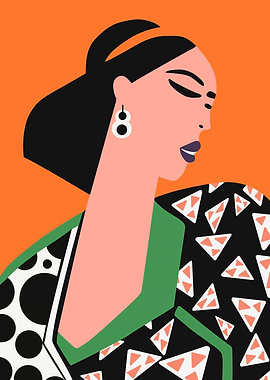 Woman Abstract Art Print