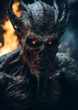 Cinematic Closeup Devil