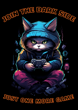 Gamer Cat Neon