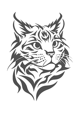 Cat Tribal Design