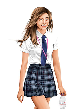 Korean Beauty in Vector I