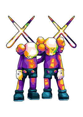 Kaws Brother Pop art